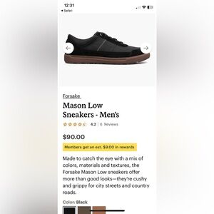 ***Like New*** Forsake Mason Low shoes hardly ever worn by quickly growing teen.